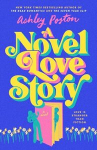 a graphic of the book cover for a novel love story by ashley poston as part of my september 2024 reading wrap up