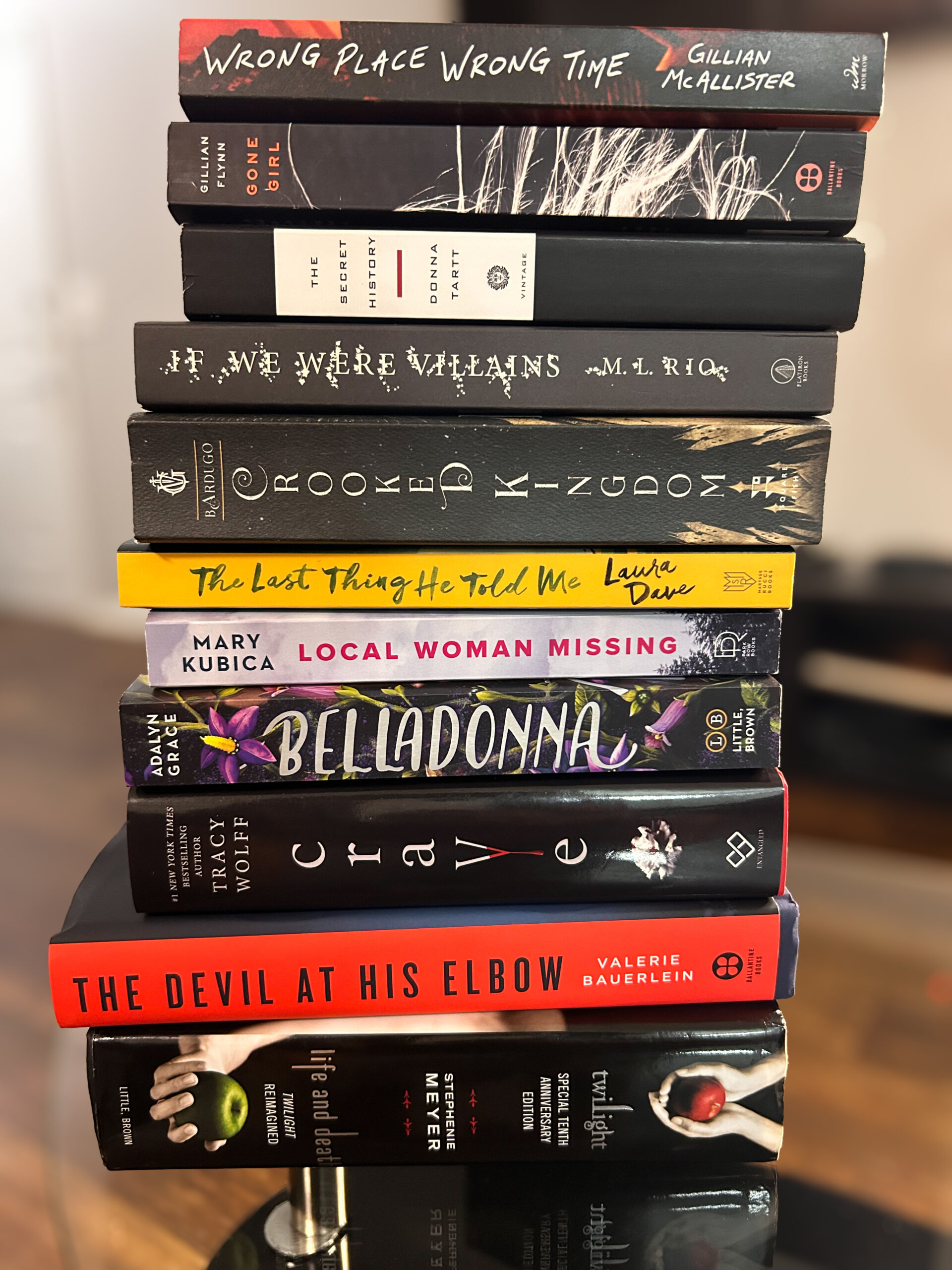 photo of my November tbr 2024