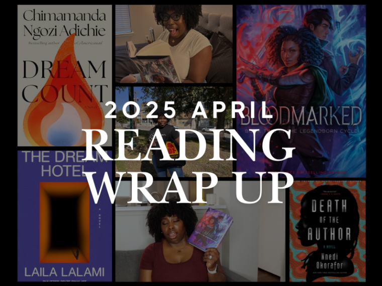 collage for 2025 april reading wrap up