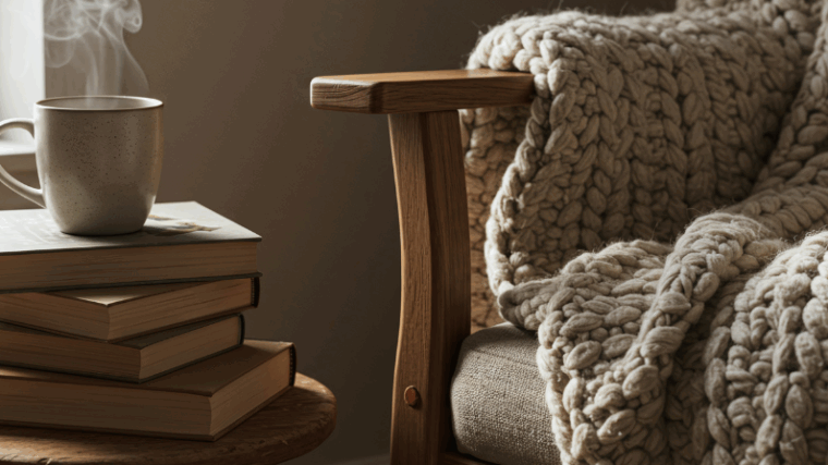 how to romanticize reading in a cozy nook with a steaming cup of coffee